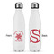 Snowflakes Tapered Water Bottle - Apvl