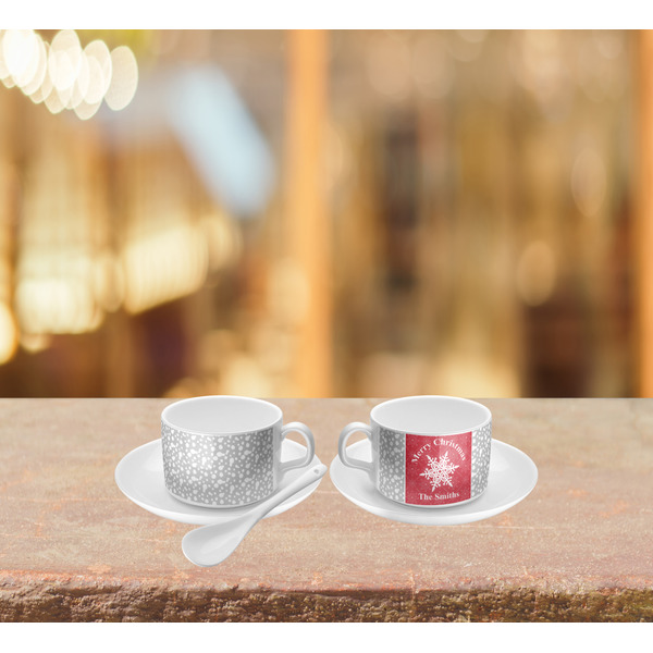 Snowflakes Tea Cup Lifestyle