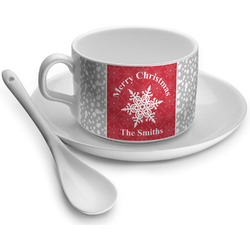 Snowflakes Tea Cup - Single (Personalized)