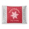Snowflakes Throw Pillow (Rectangular - 12x16)