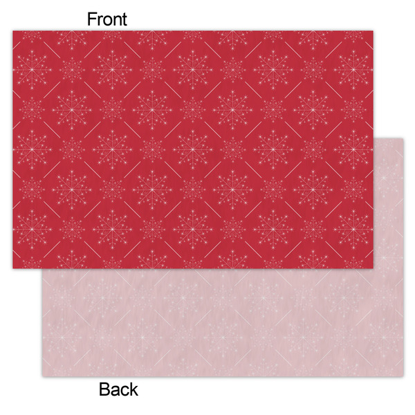 Snowflakes Tissue Paper - Heavyweight - Small - Front & Back