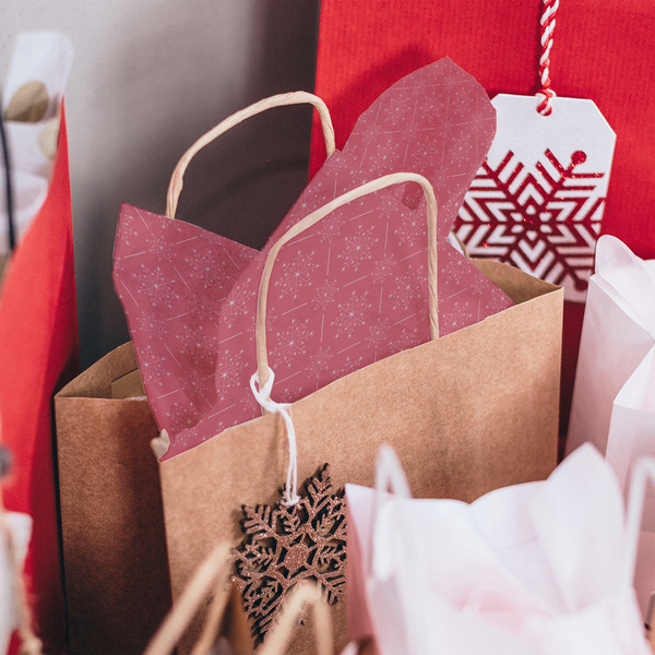 Snowflakes Tissue Paper - In Gift Bag