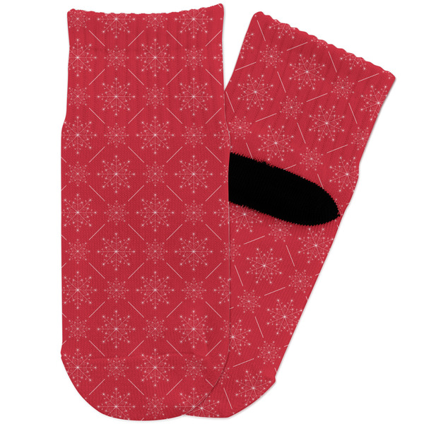 Custom Snowflakes Toddler Ankle Socks