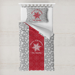 Snowflakes Toddler Bedding Set - With Pillowcase (Personalized)