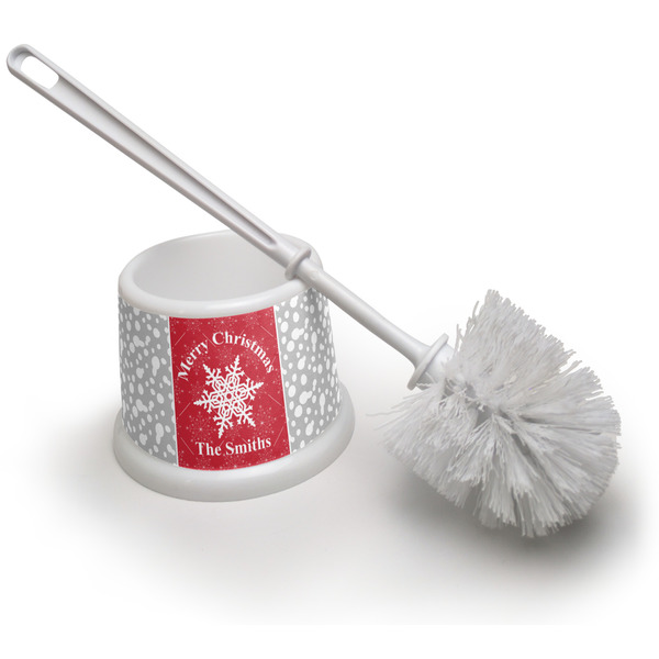 Custom Snowflakes Toilet Brush (Personalized)