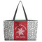 Snowflakes Beach Totes Bag - w/ Black Handles (Personalized)