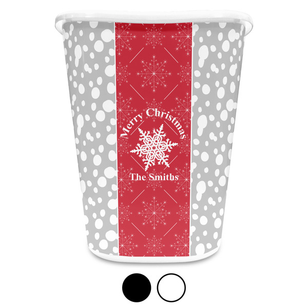 Snowflakes Trash Can Aggregate