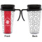 Snowflakes Travel Mug with Black Handle - Approval