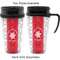 Snowflakes Travel Mugs - with & without Handle