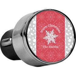 Snowflakes USB Car Charger (Personalized)