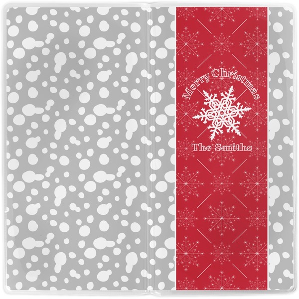 Snowflakes Vinyl Document Wallet - Apvl
