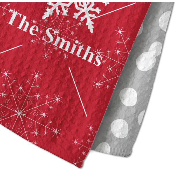 Snowflakes Waffle Weave Towel - Closeup of Material Image