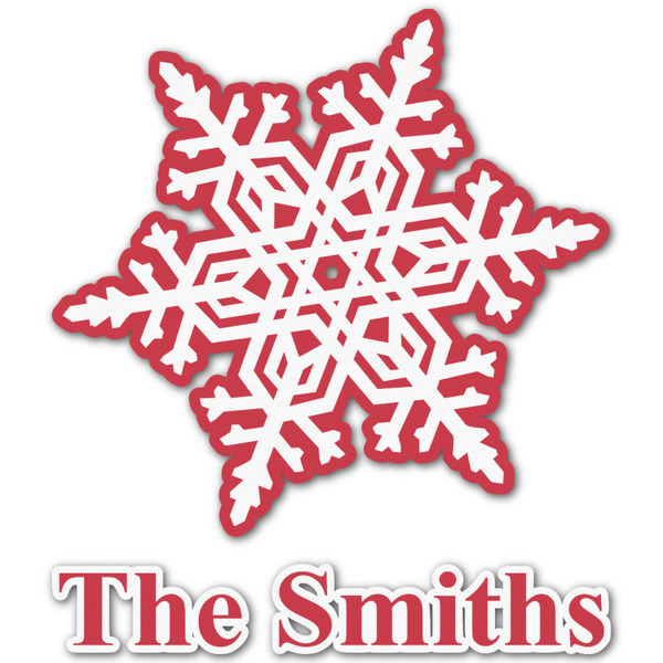 Custom Snowflakes Graphic Decal - Small (Personalized)