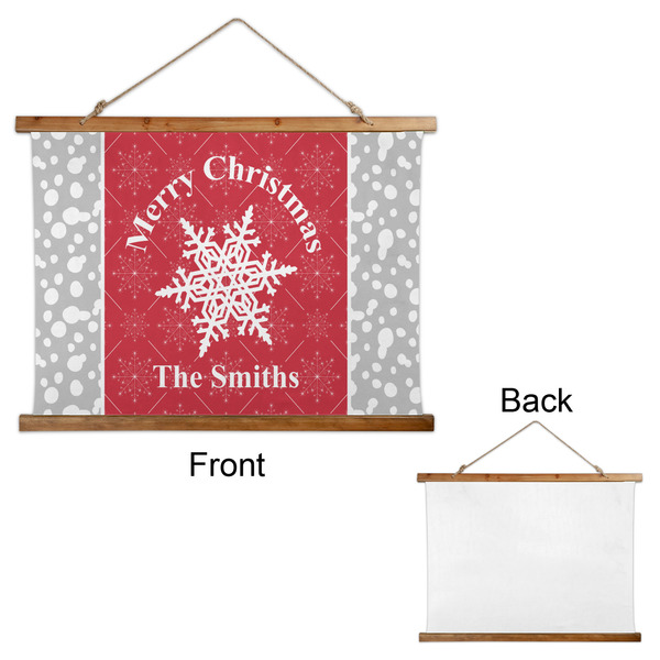 Snowflakes Wall Hanging Tapestry - Landscape - APPROVAL