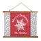 Snowflakes Wall Hanging Tapestry - Wide (Personalized)