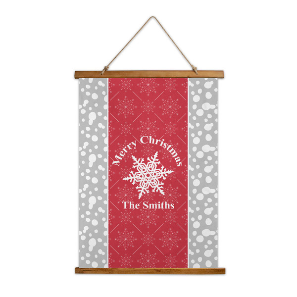 Custom Snowflakes Wall Hanging Tapestry - Tall (Personalized)