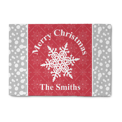 Snowflakes Washable Area Rug (Personalized)