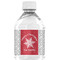 Snowflakes Water Bottle Label - Single Front