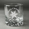 Snowflakes Whiskey Glass - Engraved (Personalized)