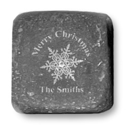 Snowflakes Whiskey Stone Set (Personalized)