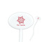 Snowflakes Oval Plastic Stir Sticks (Personalized)