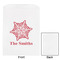 Snowflakes White Treat Bag - Front & Back View