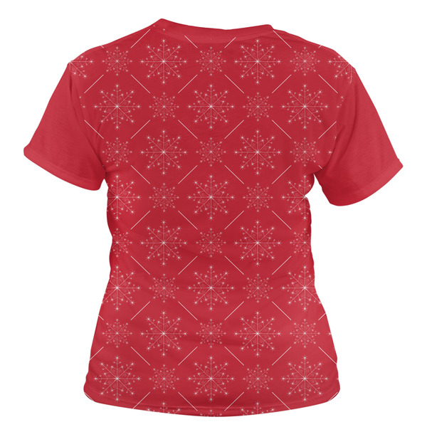 Snowflakes Women's T-shirt Back