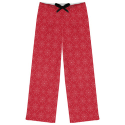 Snowflakes Womens Pajama Pants (Personalized)