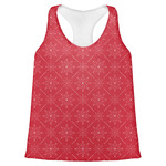 Snowflakes Womens Racerback Tank Top - Large