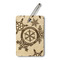 Snowflakes Wood Luggage Tags - Rectangle - Front/Main