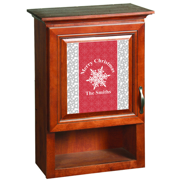 Snowflakes Wooden Cabinet Decal (Medium)