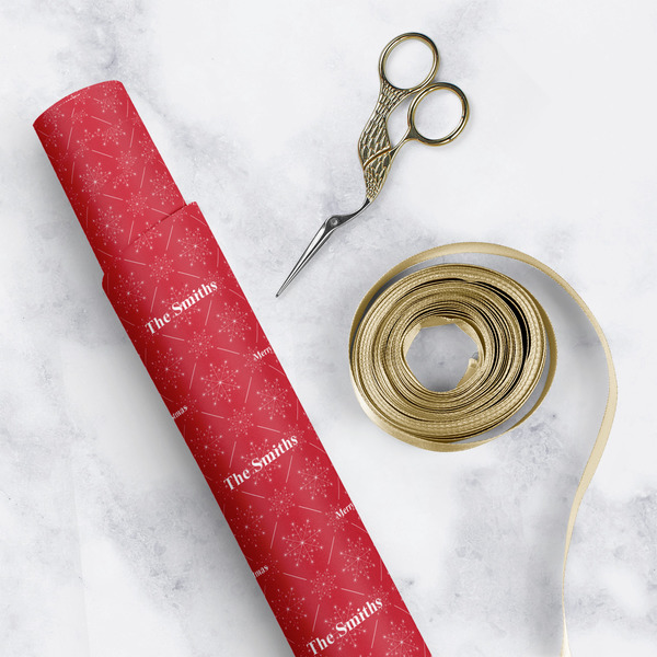 Snowflakes Wrapping Paper Rolls - Lifestyle 1