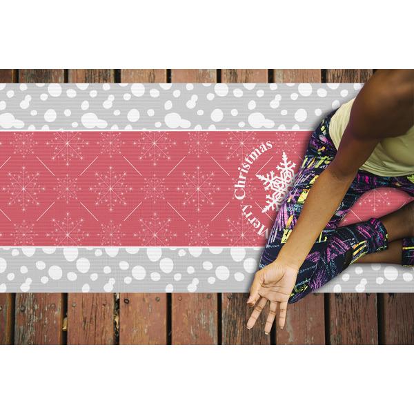 Snowflakes Yoga Mats - LIFESTYLE