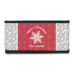 Snowflakes Leatherette Ladies Wallet (Personalized)
