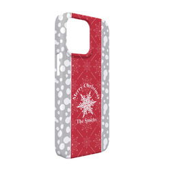 Snowflakes iPhone Case - Plastic - iPhone 13 Pro (Personalized)