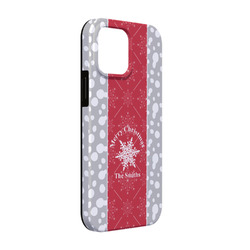 Snowflakes iPhone Case - Rubber Lined - iPhone 13 Pro (Personalized)