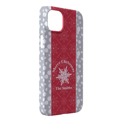 Snowflakes iPhone Case - Plastic - iPhone 14 Pro Max (Personalized)