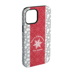 Snowflakes iPhone Case - Rubber Lined - iPhone 15 (Personalized)