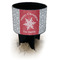 Snowflakes Black Beach Spiker Drink Holder (Personalized)