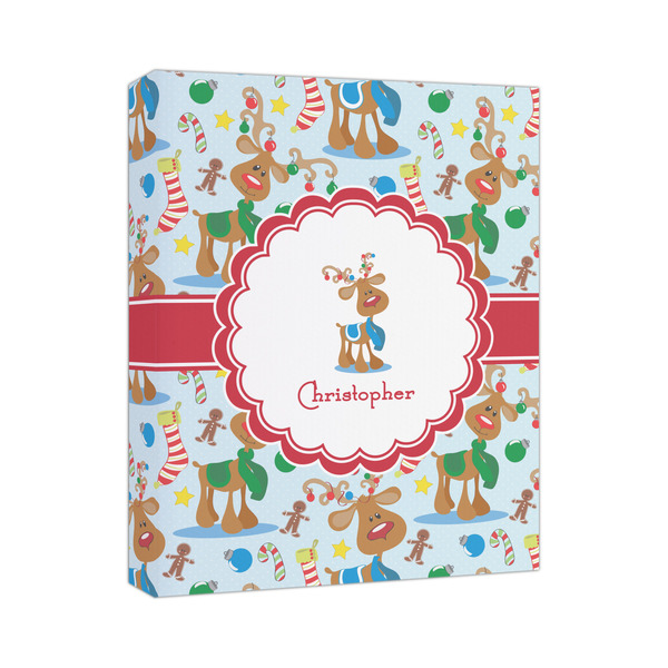 Custom Reindeer Canvas Print (Personalized)