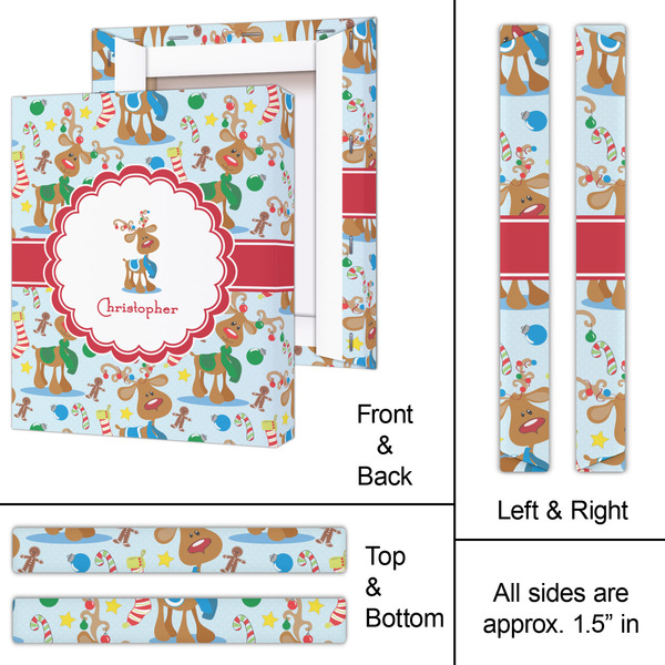 Reindeer 11x14 - Canvas Print - Approval