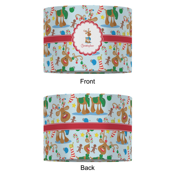 Reindeer 12" Drum Lampshade - APPROVAL (Fabric)