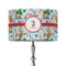 Reindeer 12" Drum Lampshade - ON STAND (Fabric)
