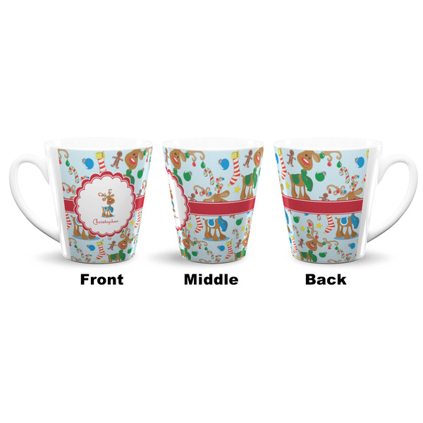 Reindeer 12 Oz Latte Mug - Approval