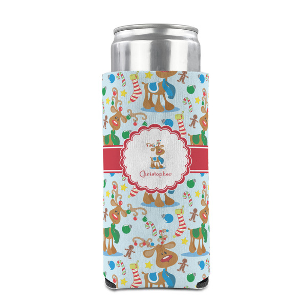 Reindeer 12oz Tall Can Sleeve - FRONT (on can)