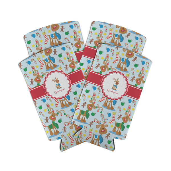 Reindeer 12oz Tall Can Sleeve - Set of 4 - MAIN
