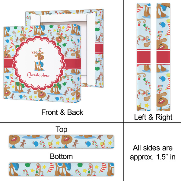 Reindeer 12x12 - Canvas Print - Approval