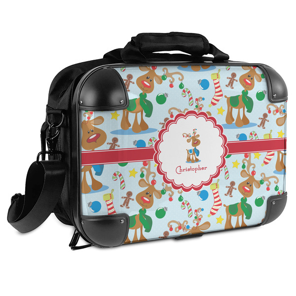 Custom Reindeer Hard Shell Briefcase - 15" (Personalized)