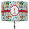 Reindeer 16" Drum Lamp Shade - Fabric (Personalized)
