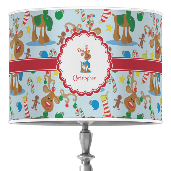 Custom Reindeer Drum Lamp Shade (Personalized)